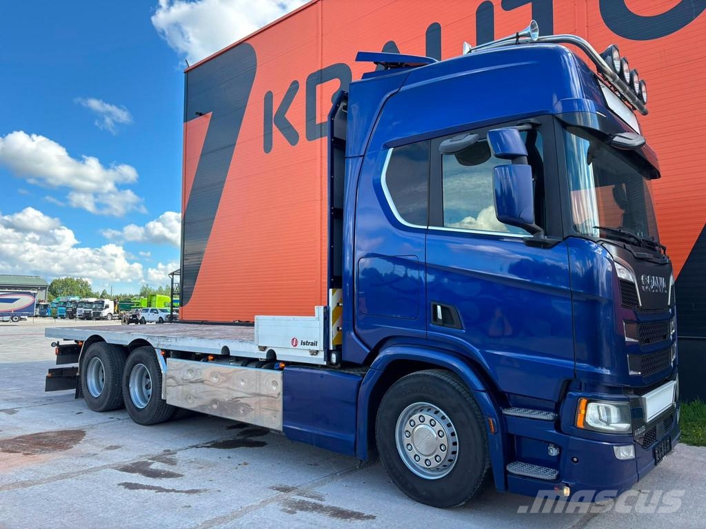 Scania R 650 6x4 RETARDER / PLATFORM L=6851 mm Camiones plataforma