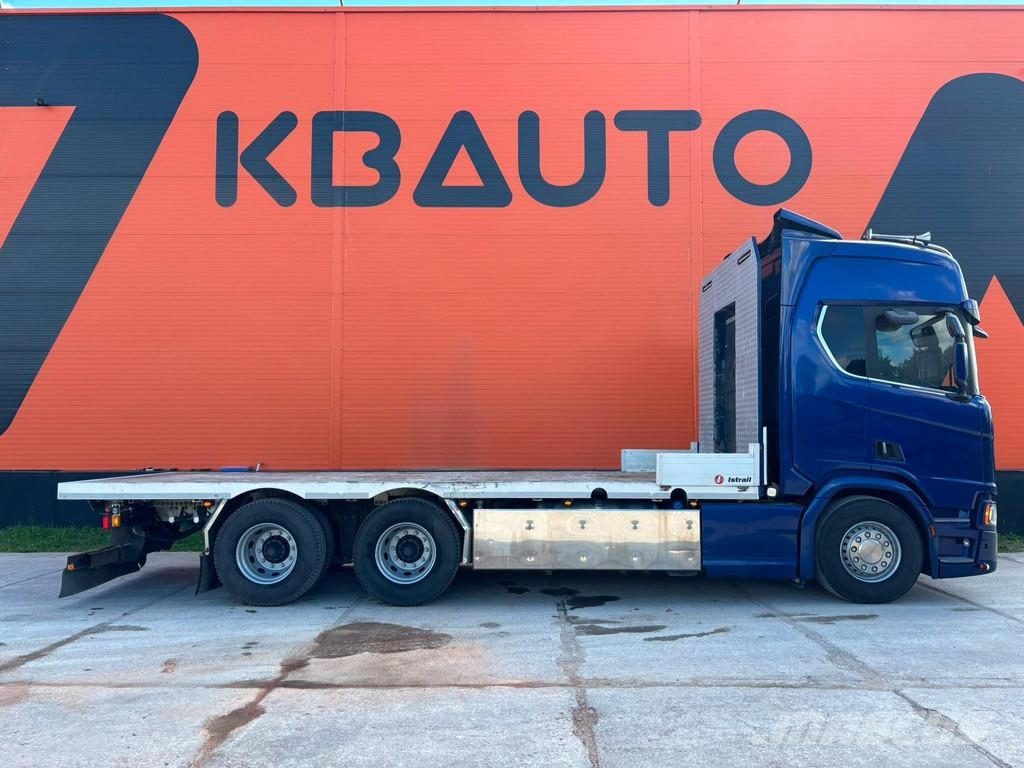 Scania R 650 6x4 RETARDER / PLATFORM L=6851 mm Camiones plataforma