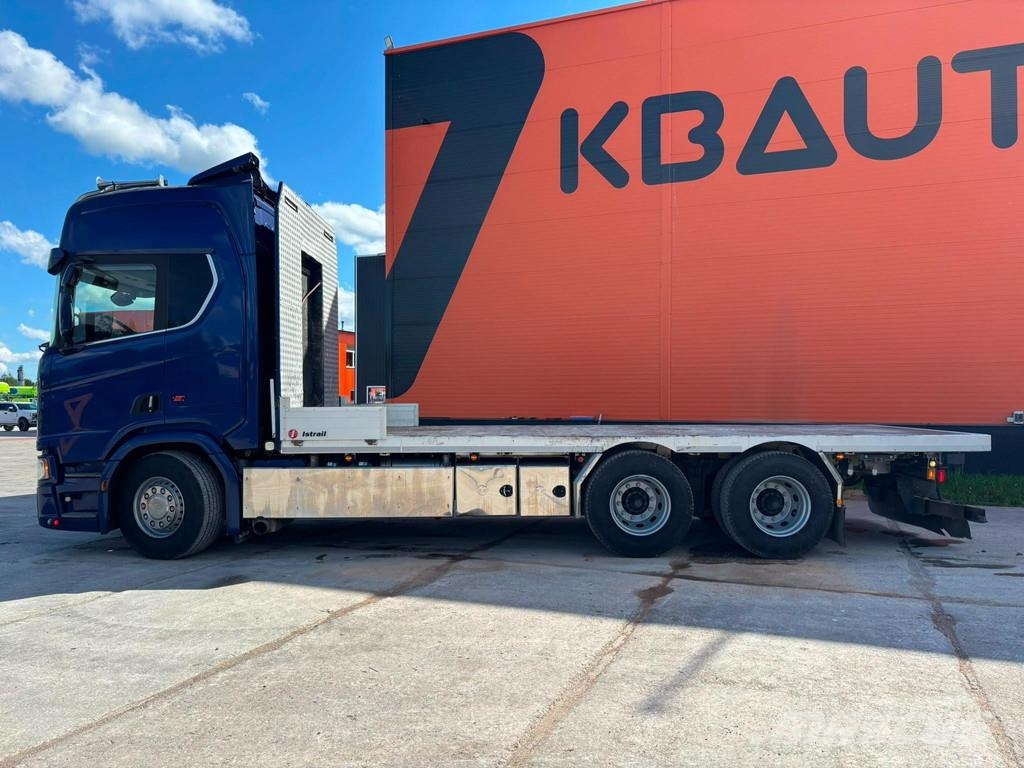 Scania R 650 6x4 RETARDER / PLATFORM L=6851 mm Camiones plataforma