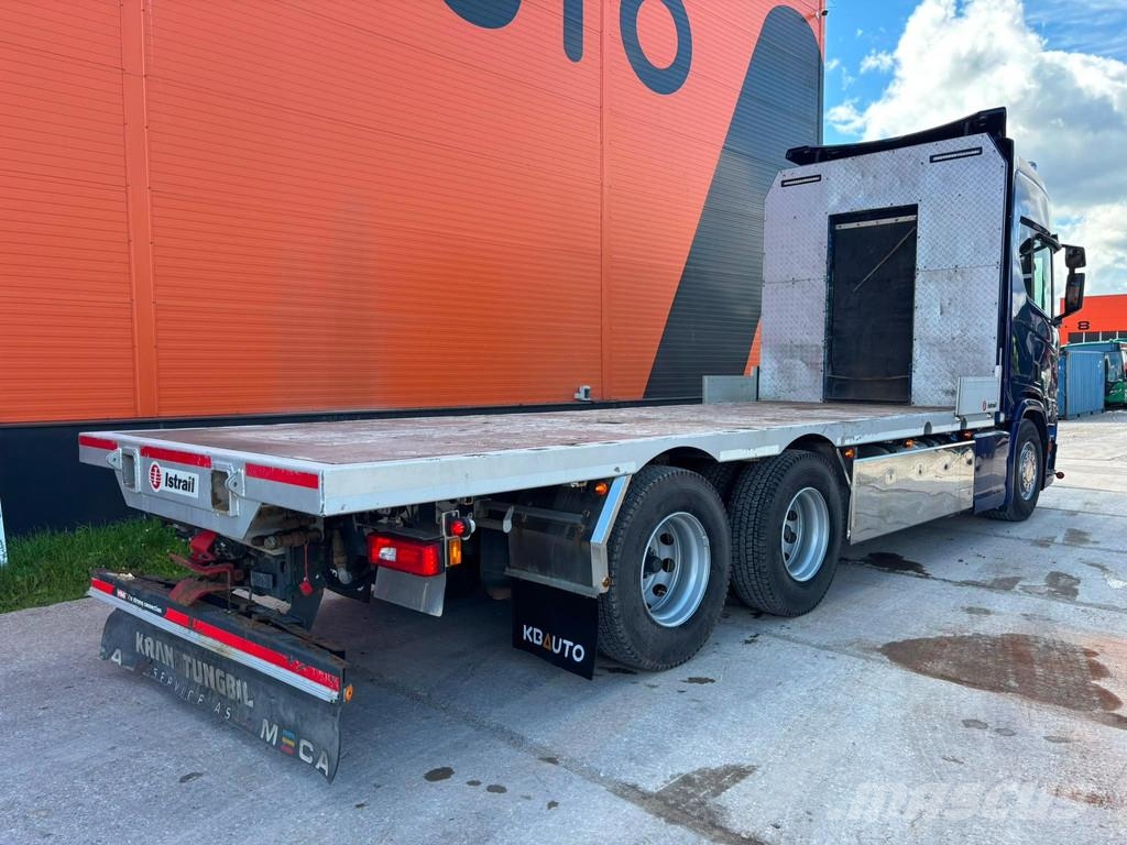 Scania R 650 6x4 RETARDER / PLATFORM L=6851 mm Camiones plataforma