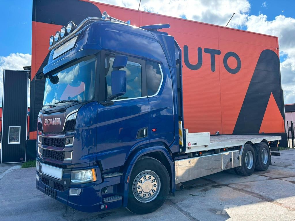 Scania R 650 6x4 RETARDER / PLATFORM L=6851 mm Camiones plataforma
