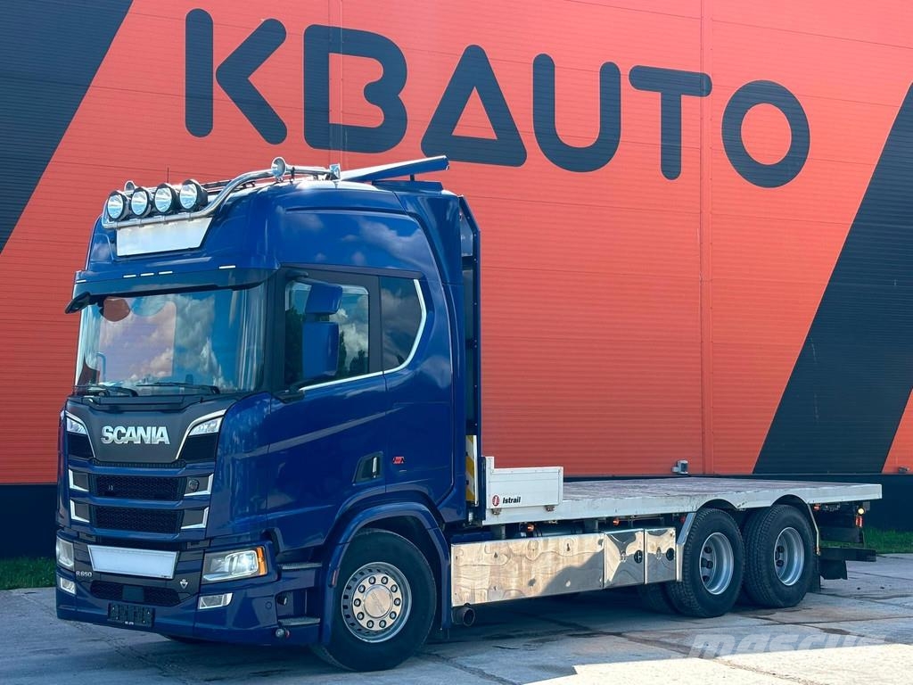 Scania R 650 6x4 RETARDER / PLATFORM L=6851 mm Camiones plataforma