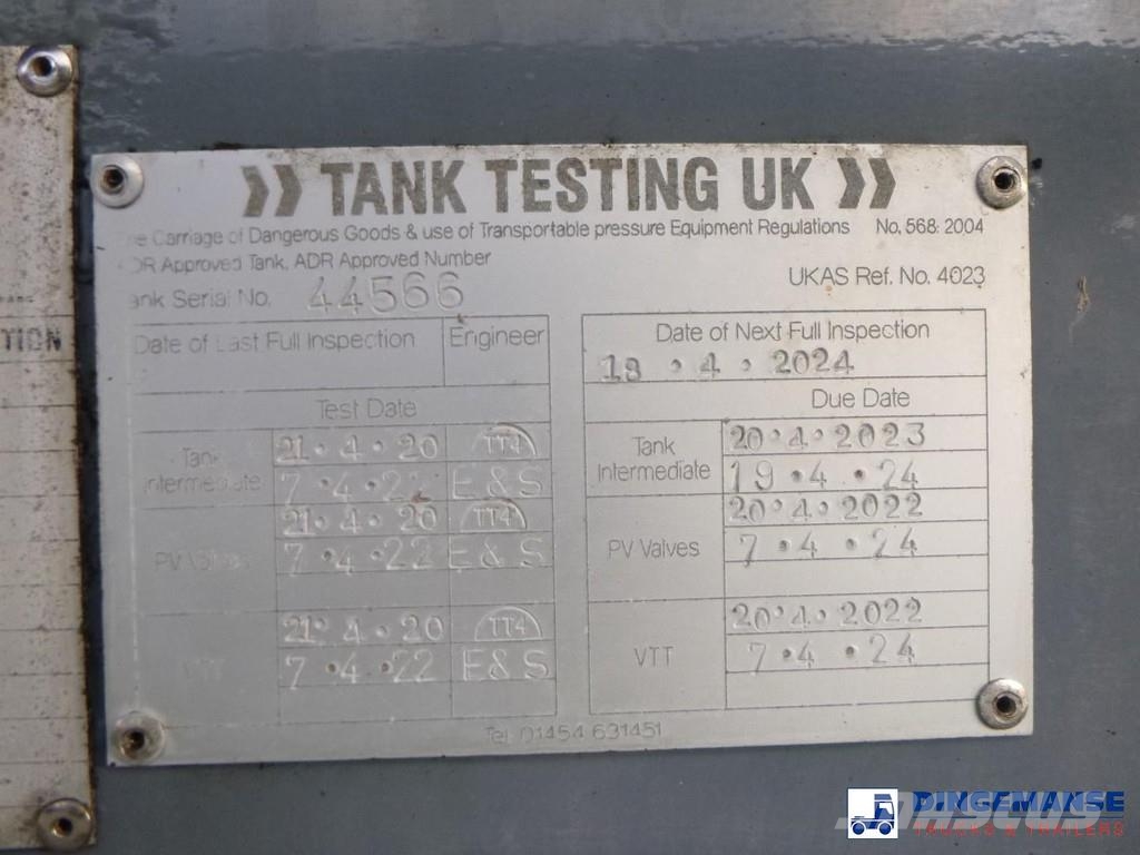 LAG Fuel tank alu 44.4 m3 / 6 comp + pump Semirremolques cisterna