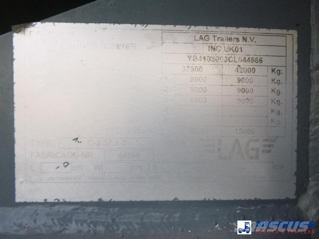 LAG Fuel tank alu 44.4 m3 / 6 comp + pump Semirremolques cisterna