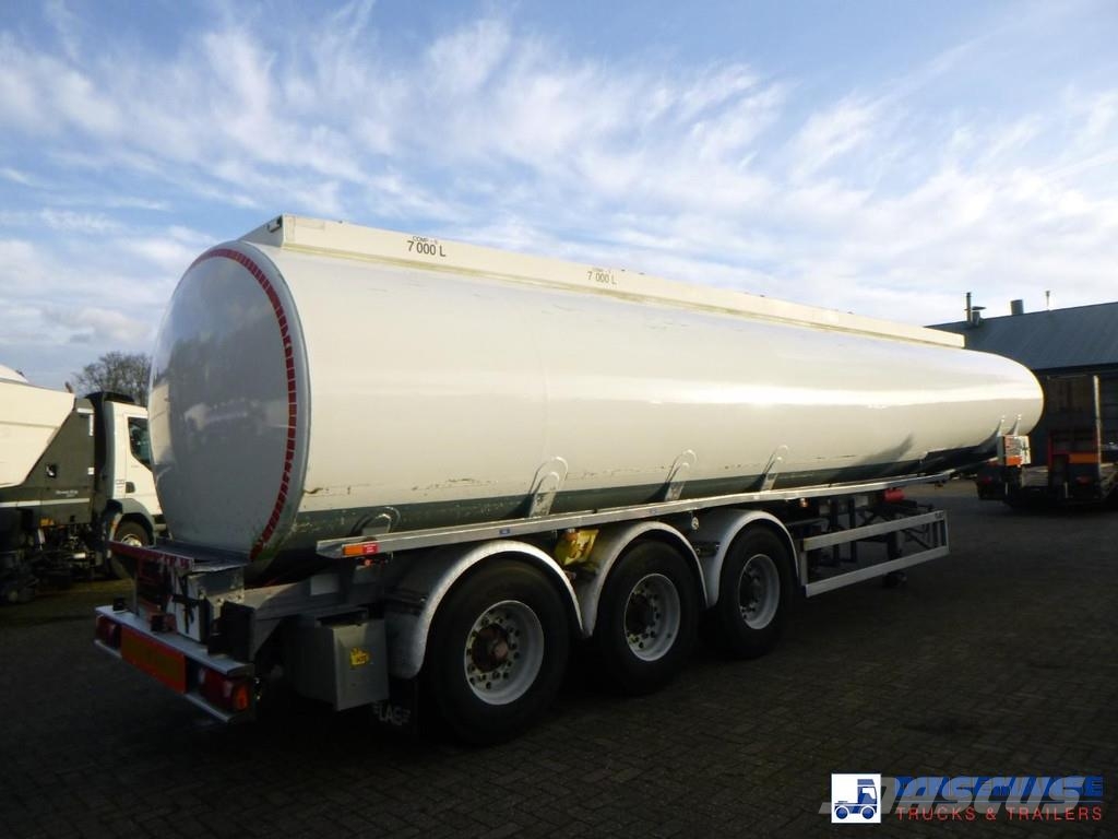 LAG Fuel tank alu 44.4 m3 / 6 comp + pump Semirremolques cisterna