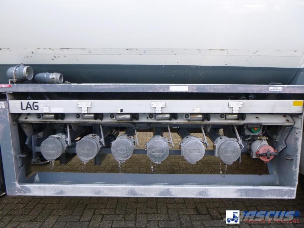 LAG Fuel tank alu 44.4 m3 / 6 comp + pump Semirremolques cisterna