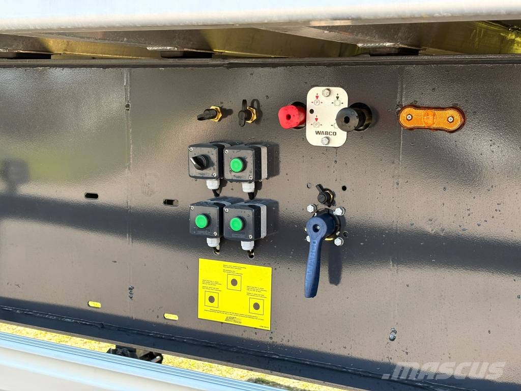 AMT TKL400 4 akslet 60m3 letvægts tiptrailer Benne semi remorque