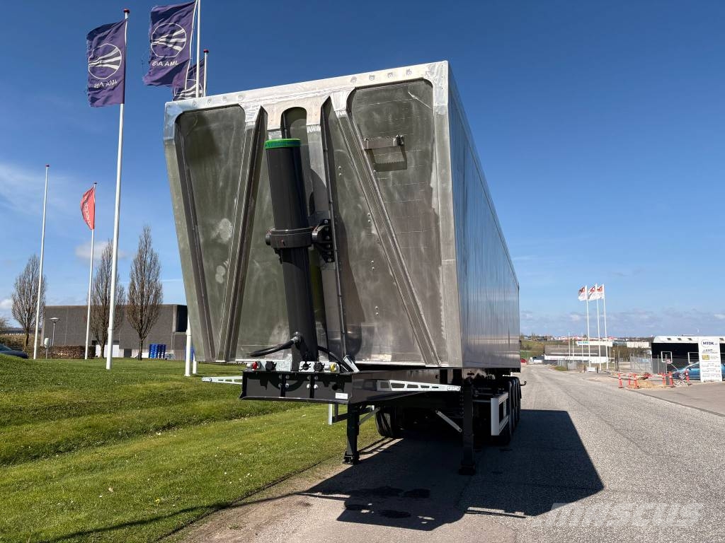 AMT TKL400 4 akslet 60m3 letvægts tiptrailer Benne semi remorque