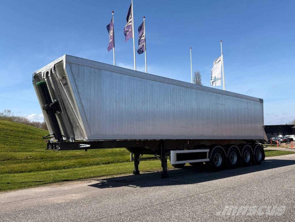 AMT TKL400 4 akslet 60m3 letvægts tiptrailer Benne semi remorque