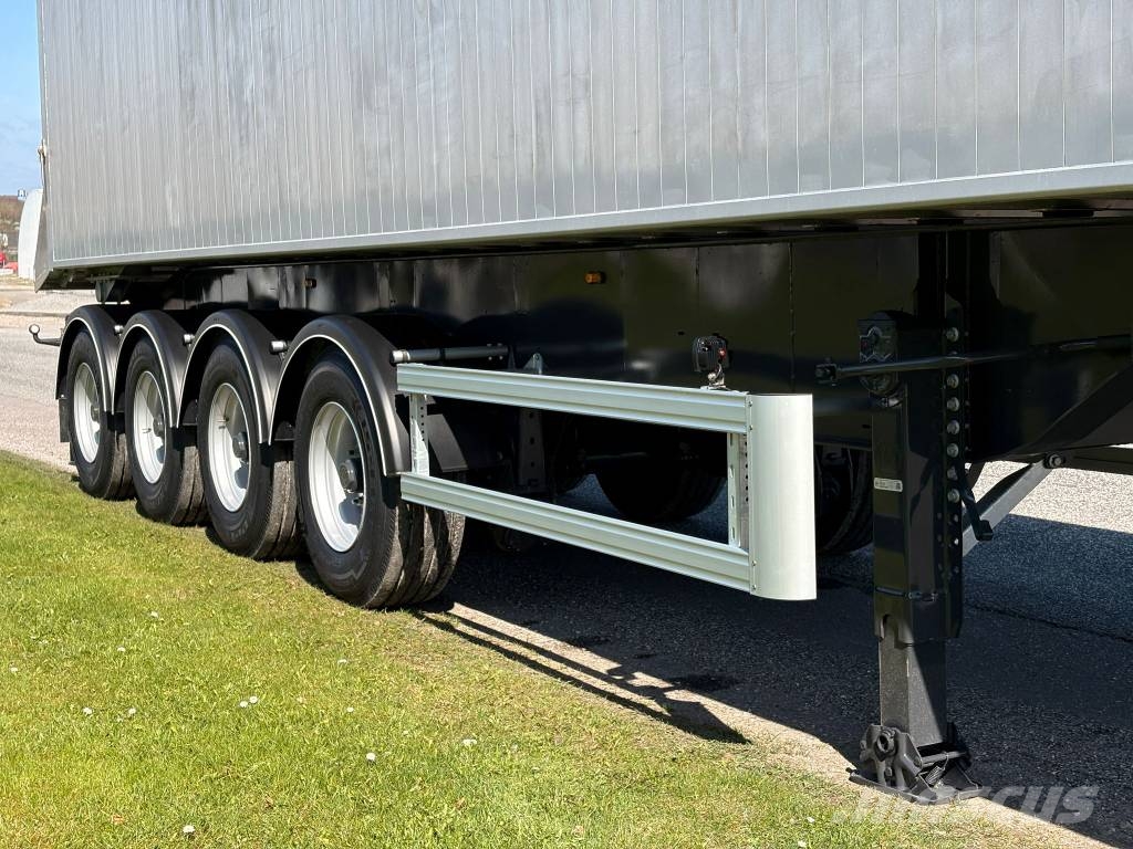 AMT TKL400 4 akslet 60m3 letvægts tiptrailer Benne semi remorque