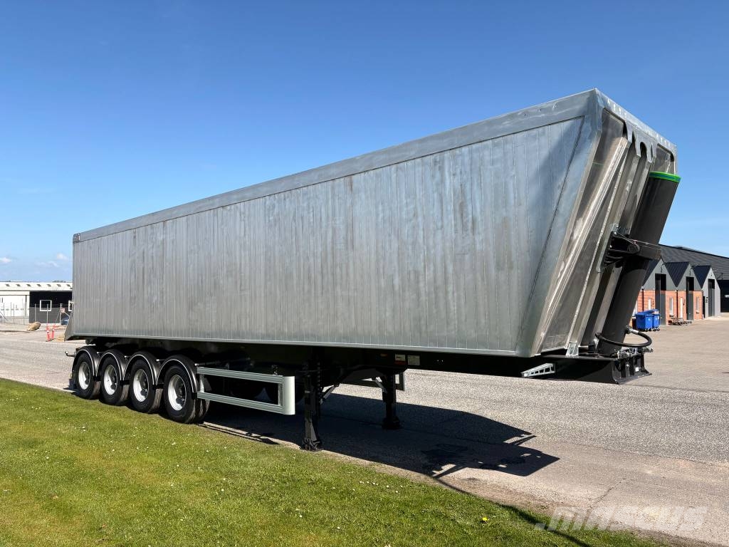 AMT TKL400 4 akslet 60m3 letvægts tiptrailer Benne semi remorque