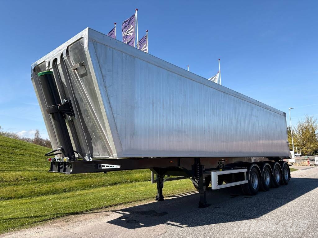 AMT TKL400 4 akslet 60m3 letvægts tiptrailer Benne semi remorque