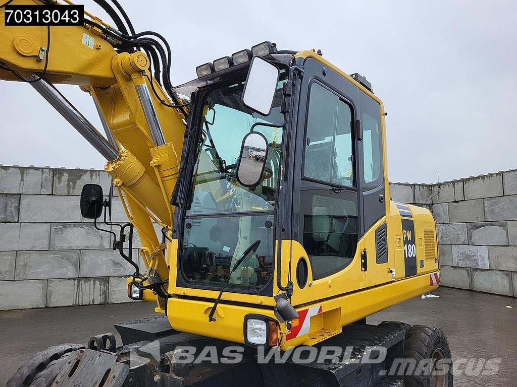 Komatsu PW180 -7E0 Εκσκαφείς με τροχούς - λάστιχα
