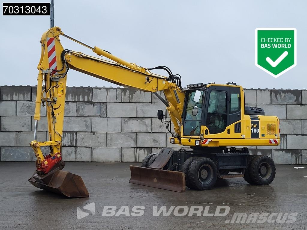 Komatsu PW180 -7E0 Εκσκαφείς με τροχούς - λάστιχα