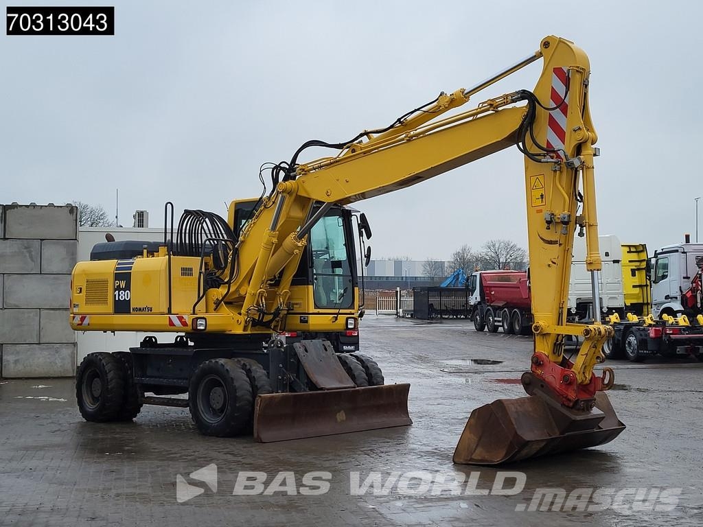 Komatsu PW180 -7E0 Εκσκαφείς με τροχούς - λάστιχα