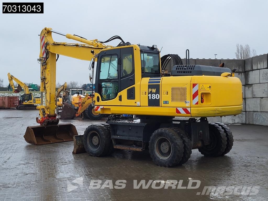 Komatsu PW180 -7E0 Εκσκαφείς με τροχούς - λάστιχα