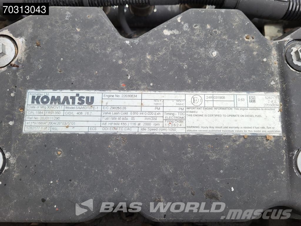 Komatsu PW180 -7E0 Εκσκαφείς με τροχούς - λάστιχα