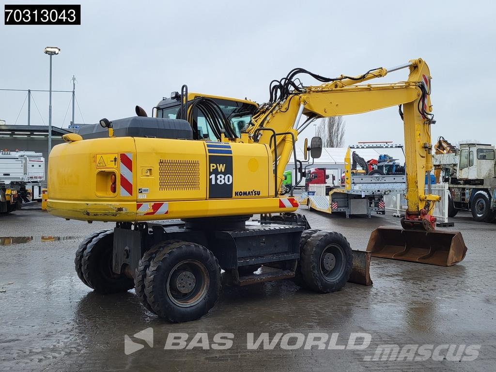Komatsu PW180 -7E0 Εκσκαφείς με τροχούς - λάστιχα