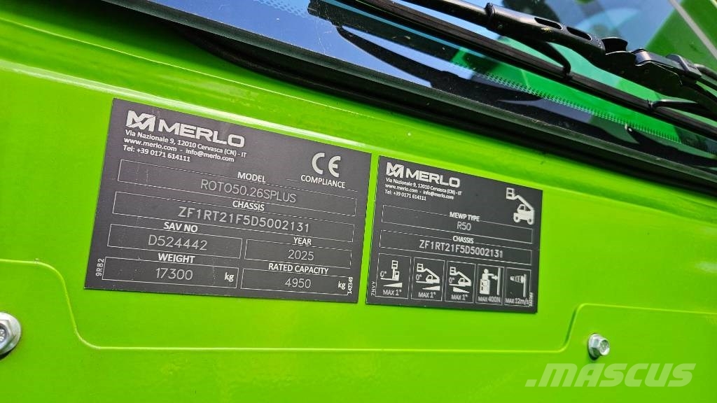 Merlo Roto 50.26 S Plus Teleszkópos rakodók
