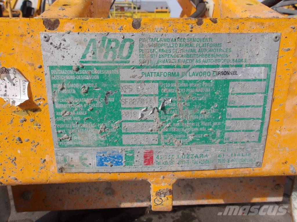 Airo XP5 E رافعات مقصية الشكل