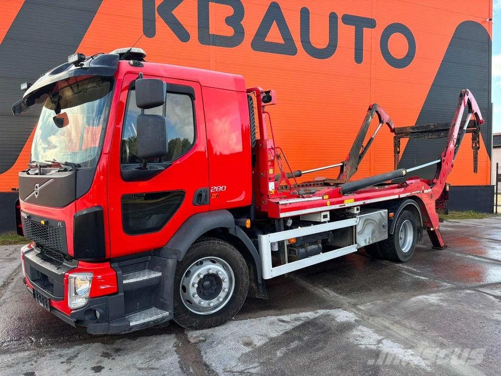 Volvo FL 280 4x2 JOAB VL14 / PLATFORM L=4598-6086 mm Savivarčiai