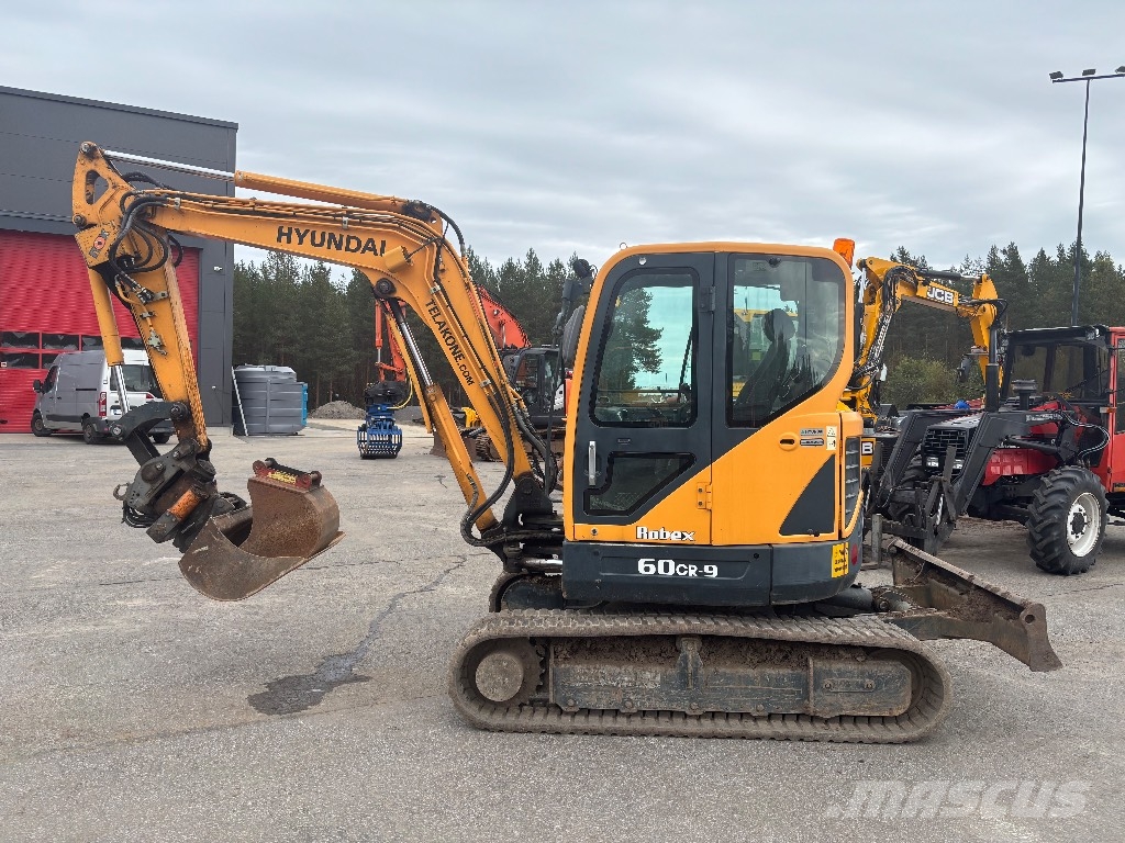 Hyundai Robex 60 / Pyörittäjä, 2 kauhaa, Pienet tunnit! Mini rýpadla < 7t
