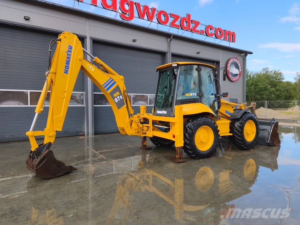 Komatsu WB97S-5E0 لوادر ذات جرافات عكسية