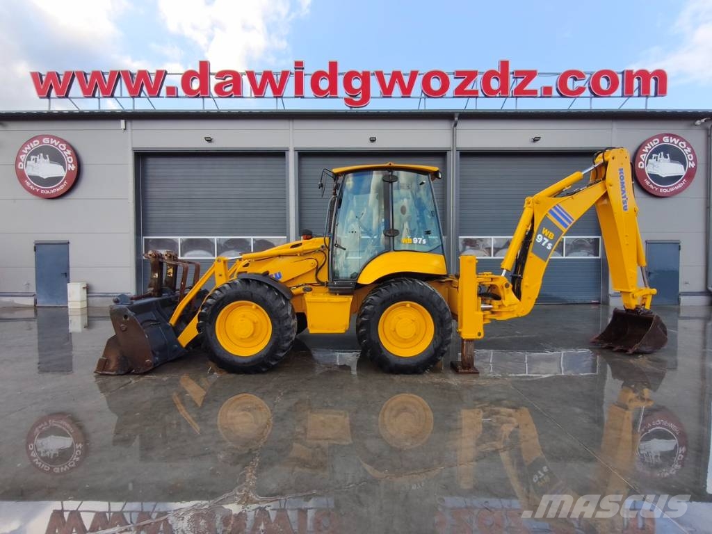 Komatsu WB97S-5E0 لوادر ذات جرافات عكسية