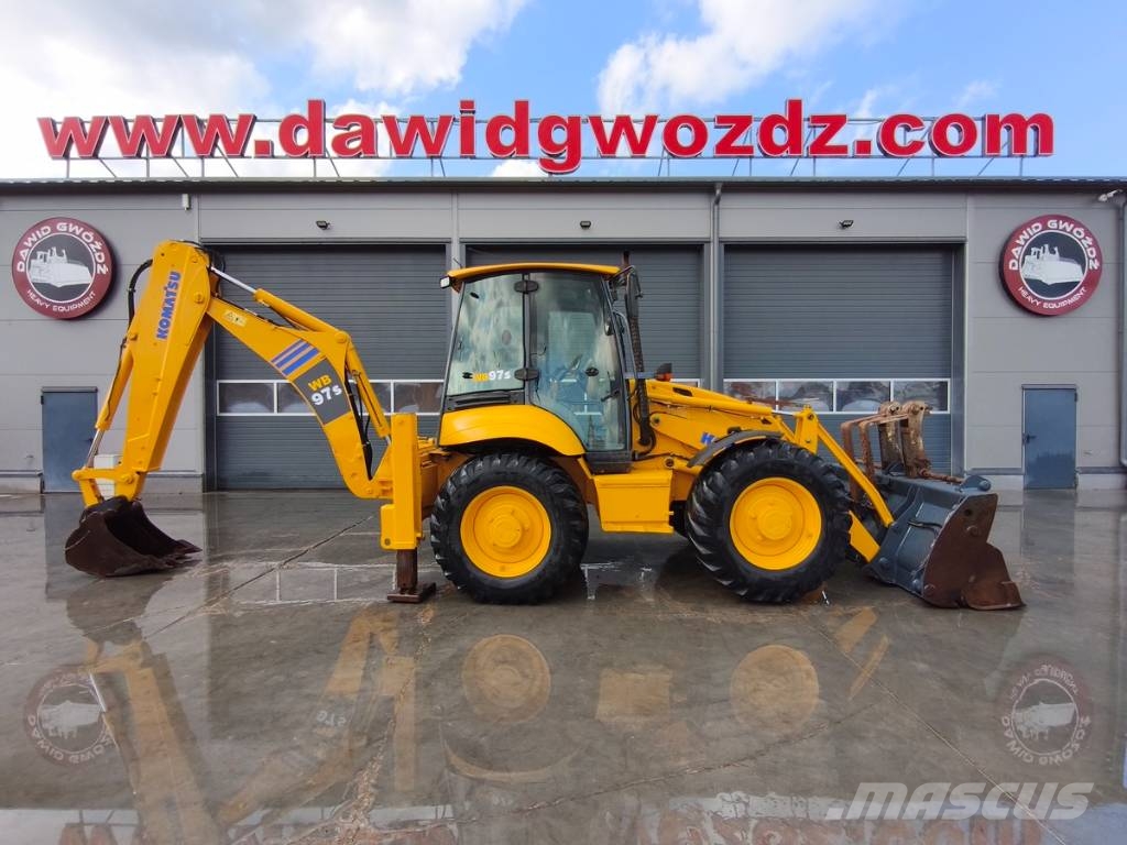 Komatsu WB97S-5E0 لوادر ذات جرافات عكسية