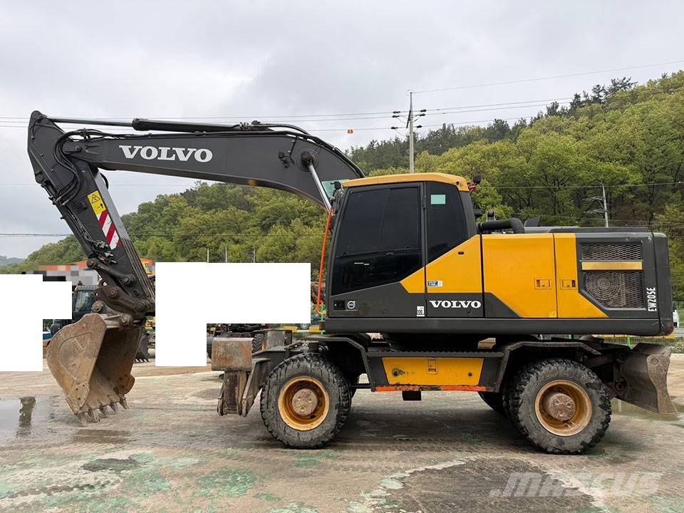 Volvo EW 205 D ホイール式油圧ショベル(パワーショベル・ユンボ・バックホー)
