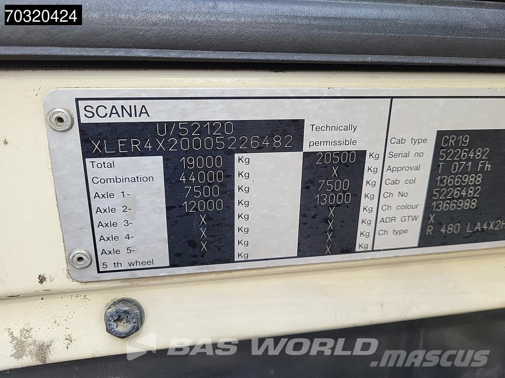 Scania R480 R 4X2 Manual! Full-Air Big-Axle PTO Euro 5 Prime Movers