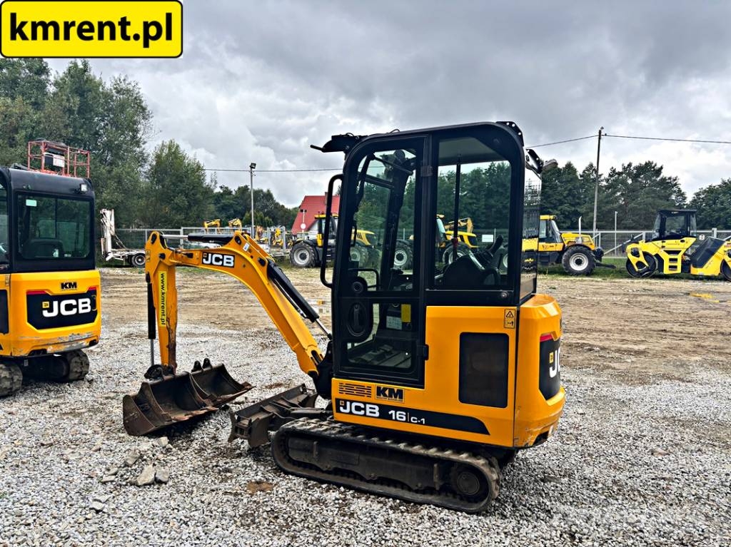 JCB 16 C-1 T3 MINI-KOPARKA 2022R MTH: 799 | JCB 8015, Minigraafmachines < 7t