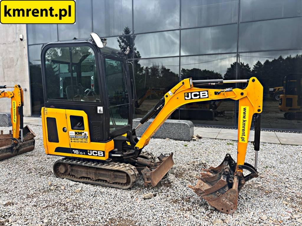 JCB 16 C-1 T3 MINI-KOPARKA 2022R MTH: 799 | JCB 8015, Minigraafmachines < 7t