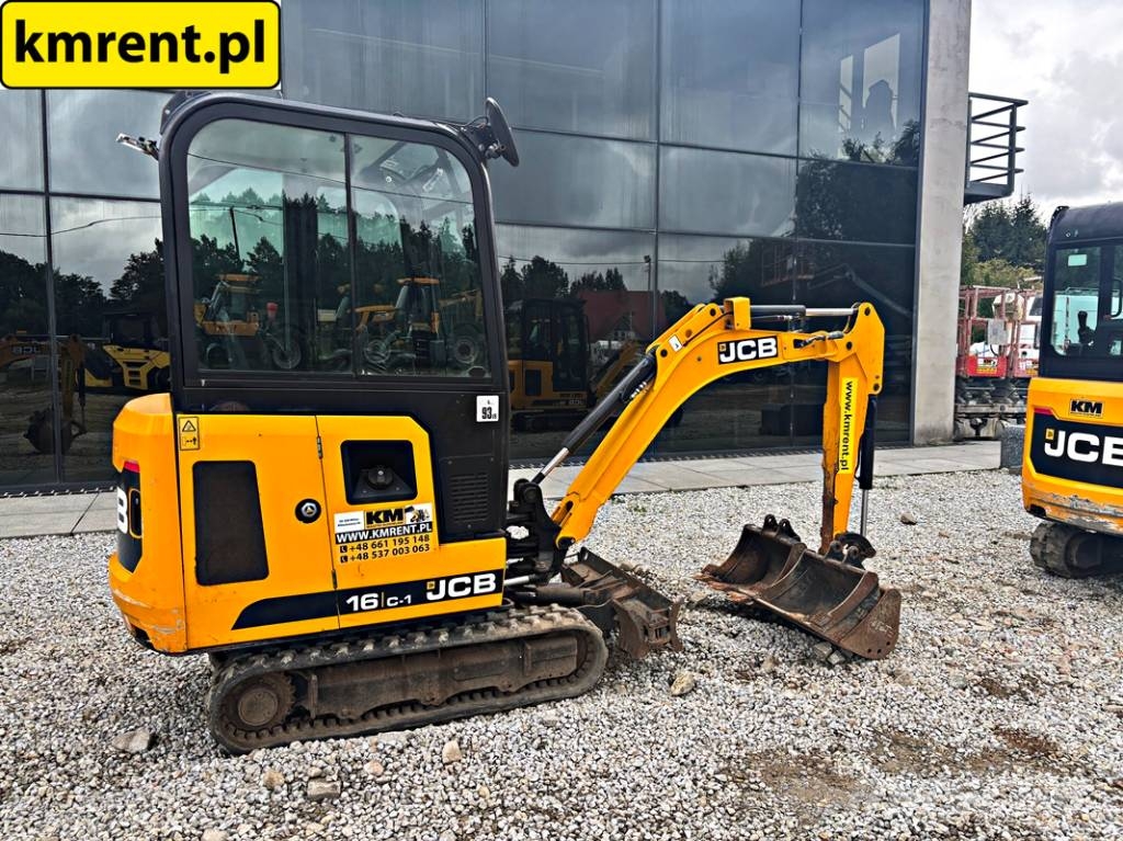 JCB 16 C-1 T3 MINI-KOPARKA 2022R MTH: 799 | JCB 8015, Minigraafmachines < 7t