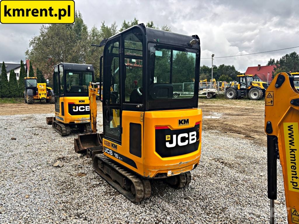 JCB 16 C-1 T3 MINI-KOPARKA 2022R MTH: 799 | JCB 8015, Minigraafmachines < 7t