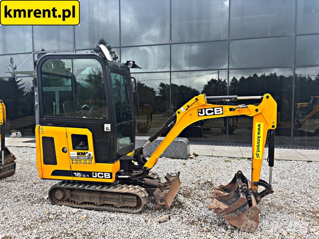 JCB 16 C-1 T3 MINI-KOPARKA 2022R MTH: 799 | JCB 8015, Minigraafmachines < 7t