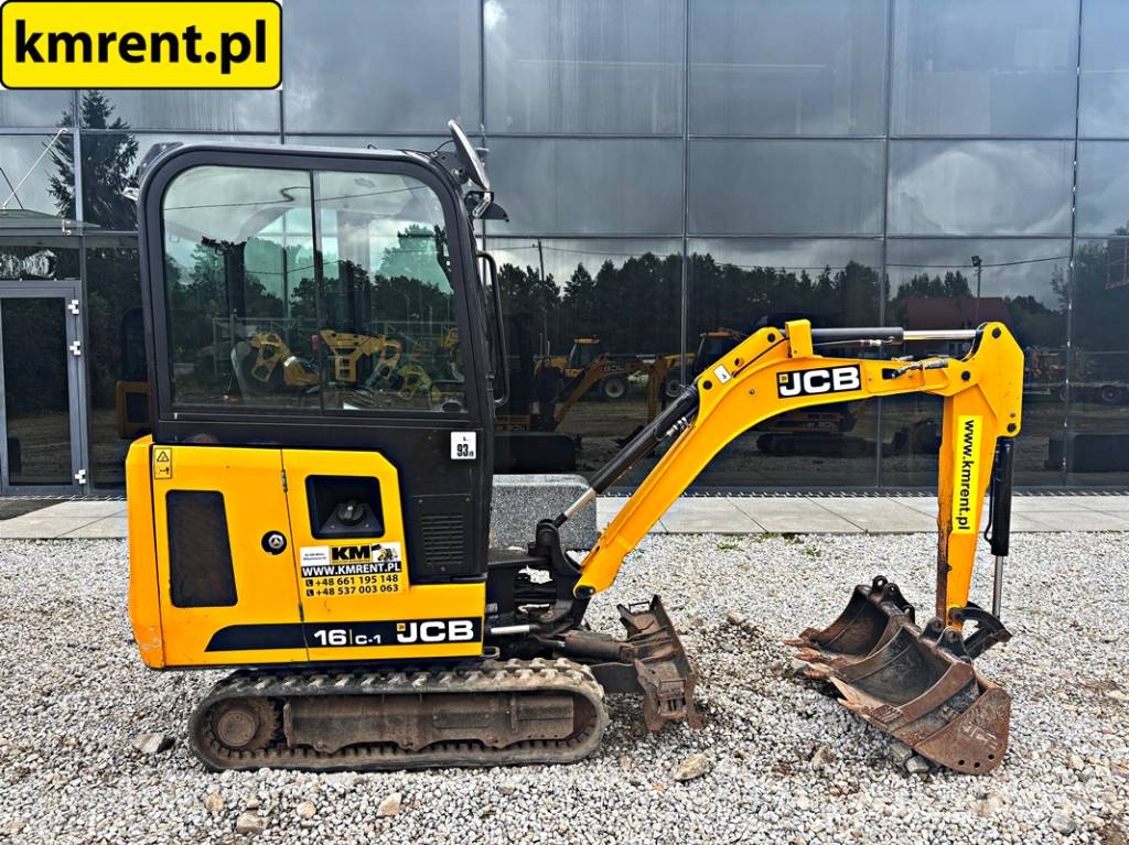 JCB 16 C-1 T3 MINI-KOPARKA 2022R MTH: 799 | JCB 8015, Minigraafmachines < 7t