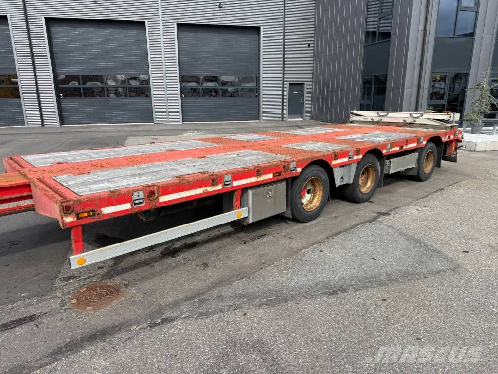 HRD 3 axle Lowloader 6,5 m. Extension نصف مقطورة مسطحة منخفضة