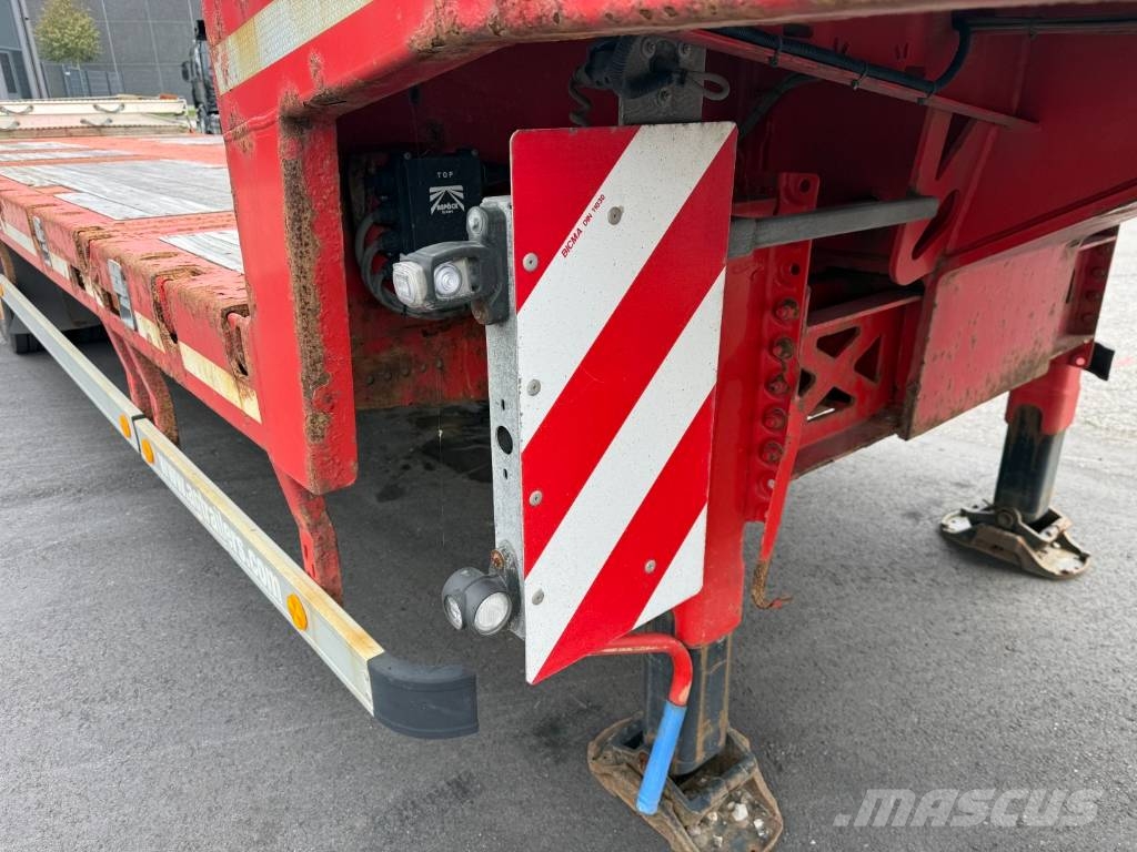 HRD 3 axle Lowloader 6,5 m. Extension نصف مقطورة مسطحة منخفضة