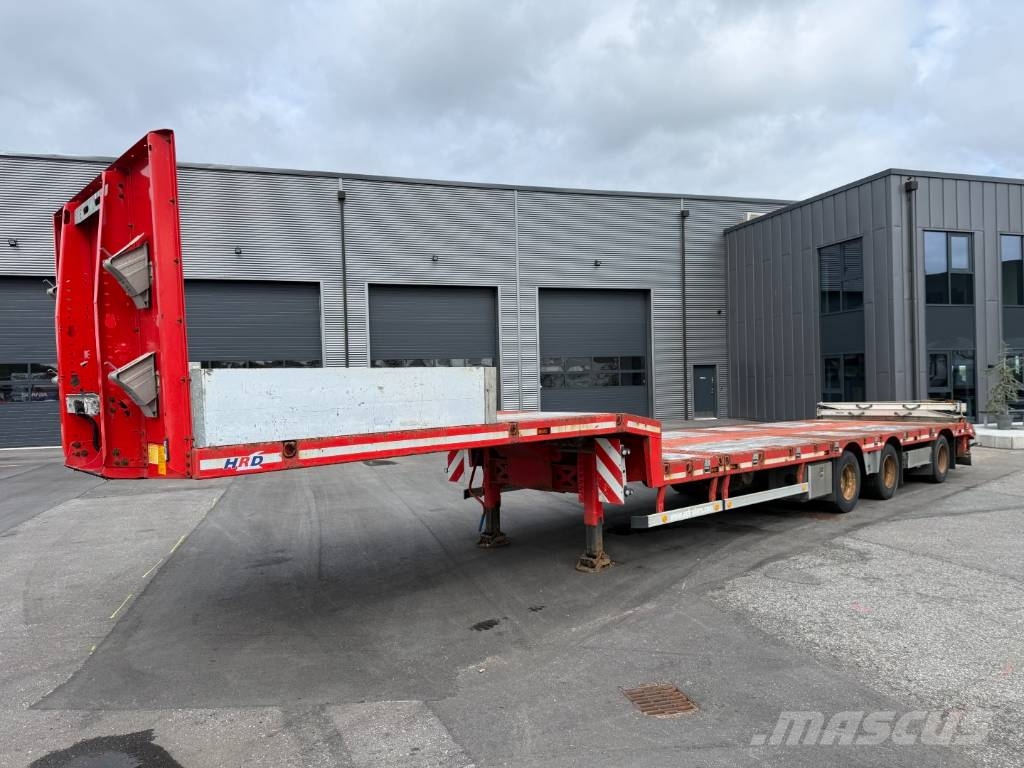 HRD 3 axle Lowloader 6,5 m. Extension نصف مقطورة مسطحة منخفضة
