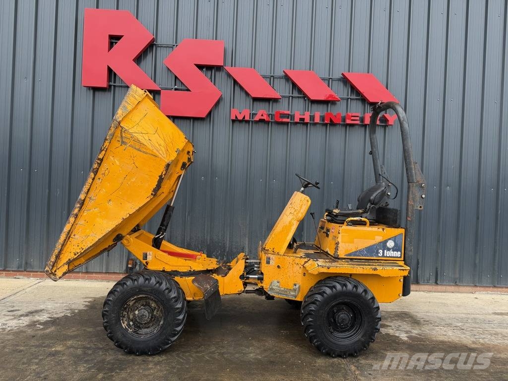 Thwaites 3 tonne 3 Ton Swivel Dumper Mini pašizgāzēji