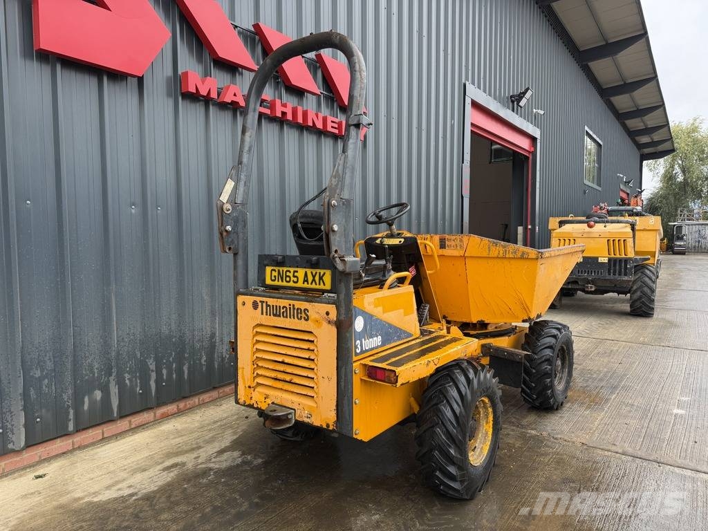 Thwaites 3 tonne 3 Ton Swivel Dumper Mini pašizgāzēji