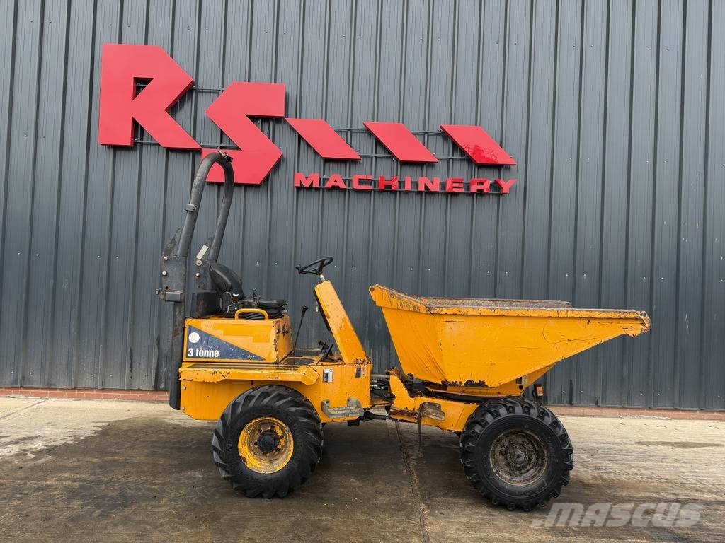 Thwaites 3 tonne 3 Ton Swivel Dumper Mini pašizgāzēji