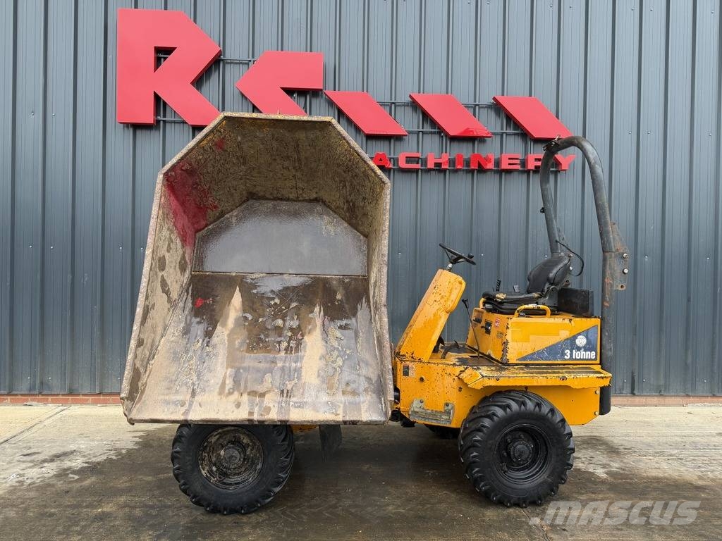 Thwaites 3 tonne 3 Ton Swivel Dumper Mini pašizgāzēji