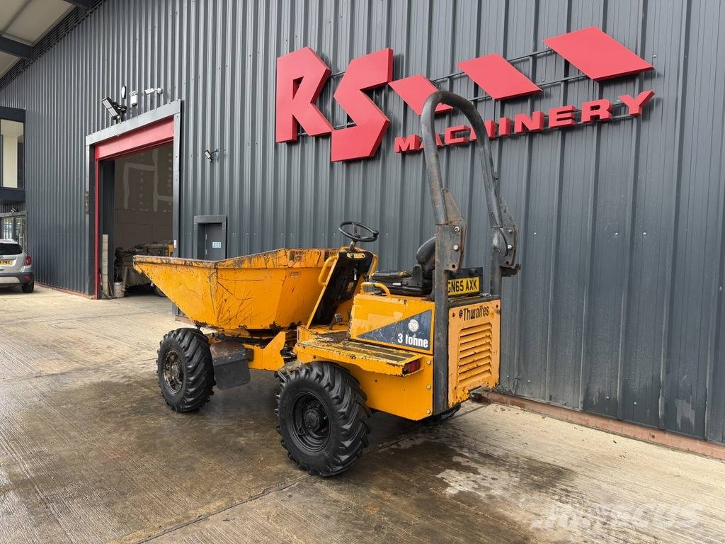 Thwaites 3 tonne 3 Ton Swivel Dumper Mini pašizgāzēji