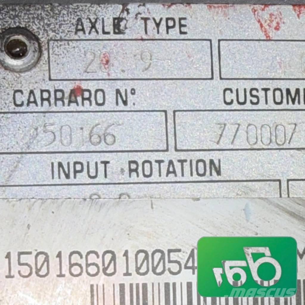 Claas Ares 630 RZ Carraro 11431 Axle Housing Chassis