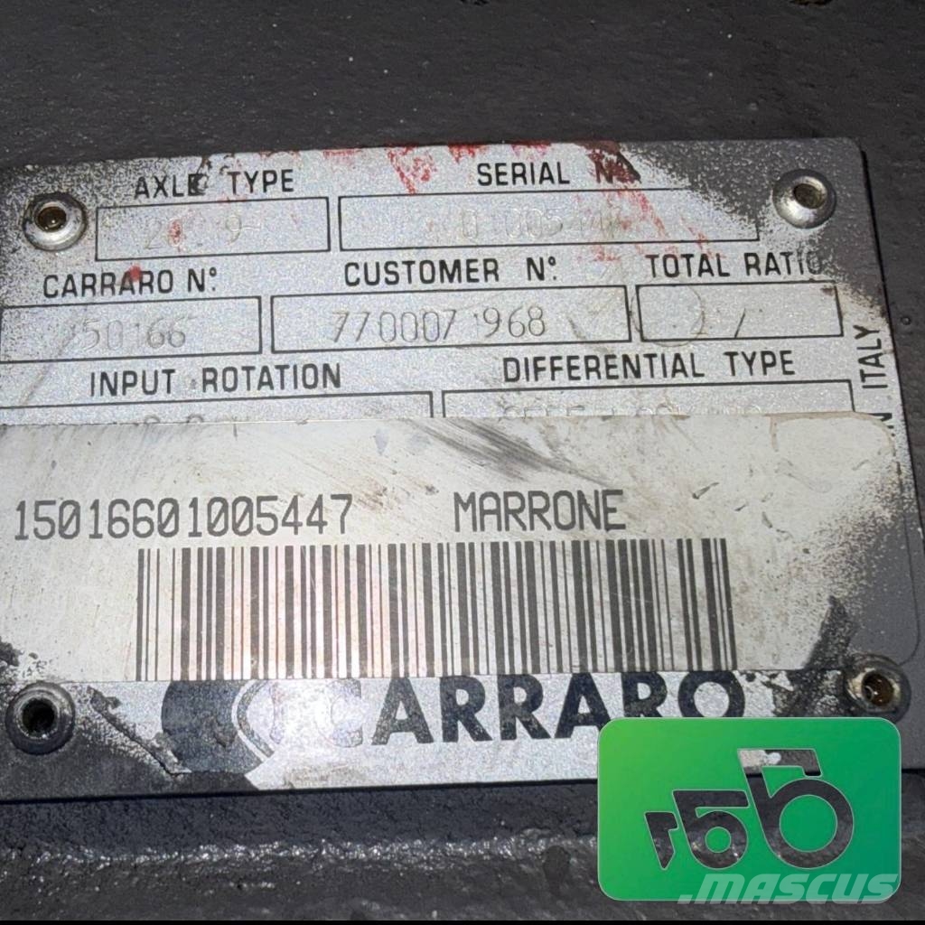 Claas Ares 630 RZ Carraro 11431 Axle Housing Chassis