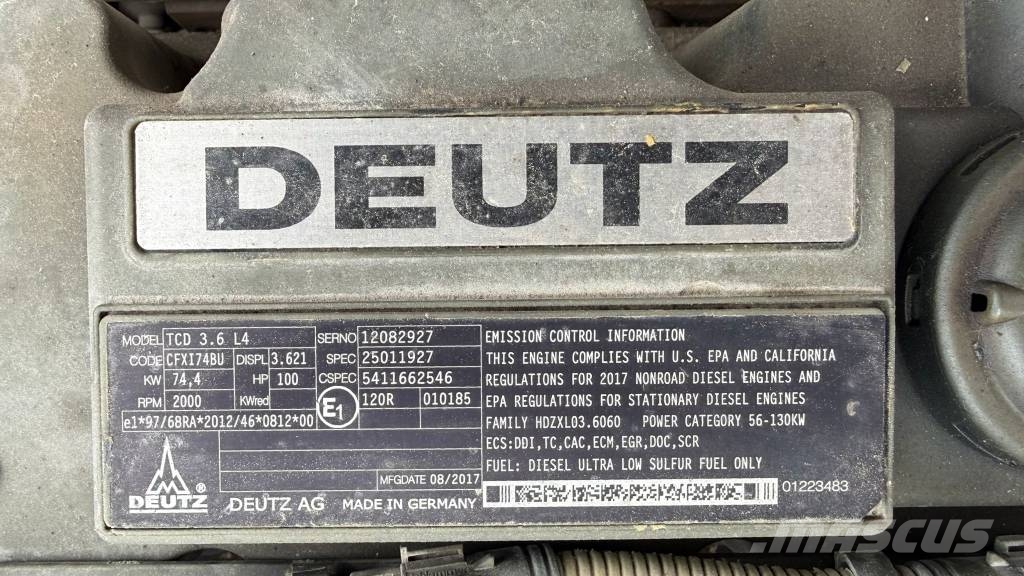 Schaeff TW 95 // BJ. 2017 / 5888H/SW/ZSA/4 Löffel/ 1 Gabel Wielgraafmachines