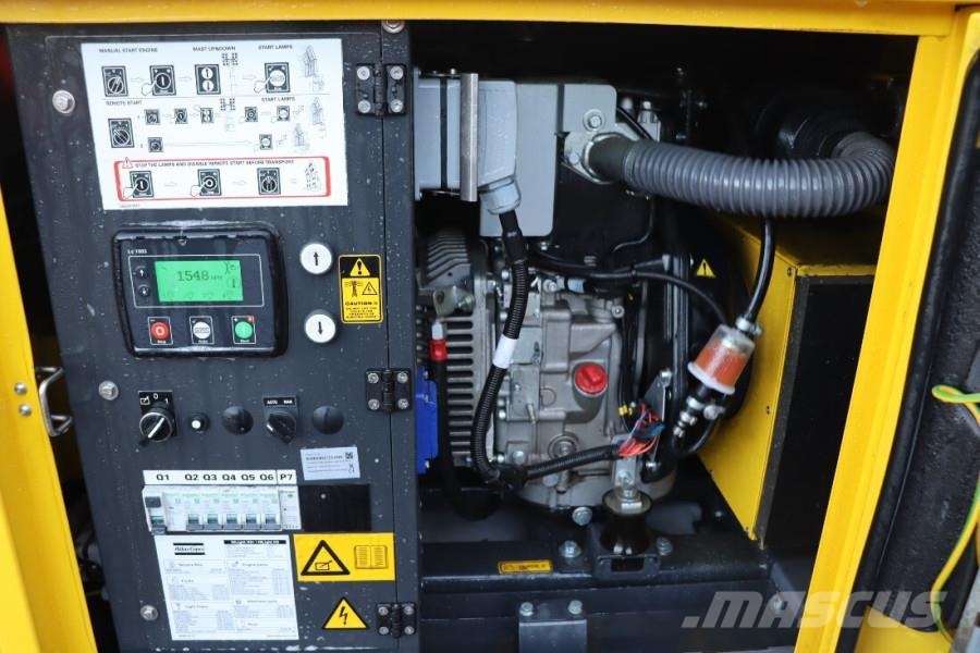 Atlas Copco HiLight H5+ SV2 Valid inspection, Max Boom Height Torres de iluminación