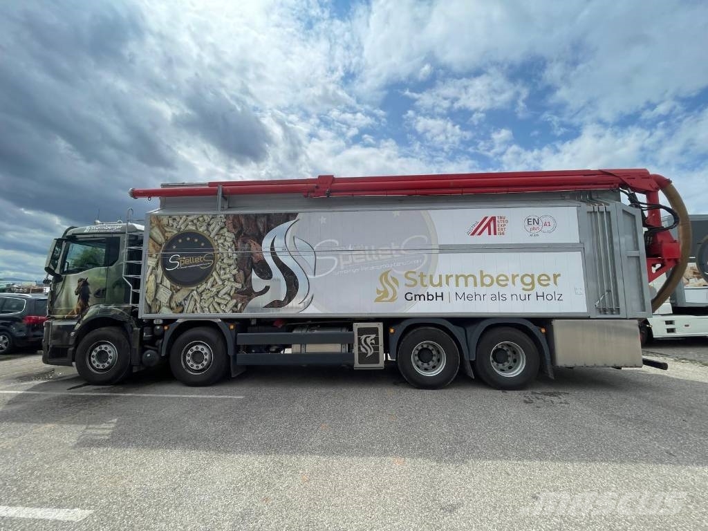 MAN Hackschnitzelpump LKW TGS 35.510 8x4 BL CH Slamsugningsbil